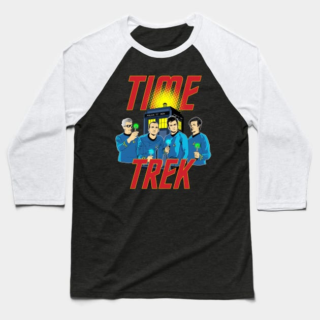 TIME TREK Baseball T-Shirt by KARMADESIGNER T-SHIRT SHOP